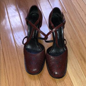 Via Spiga burgundy heels